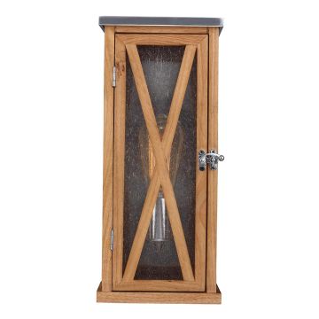 Feiss LUMIERE FE-LUMIERE-S1OAK Aplique de perete 1x60W/E27 IP44