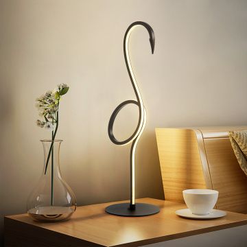 Elstead Lighting Flamingo FLAMINGO-TL-BLK Lampă de masă 1x6 W /LED 3000 K 420 lm