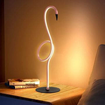 Elstead Lighting Flamingo FLAMINGO-TL-PNK Lampă de masă 1x6 W /LED 3000 K 420 lm
