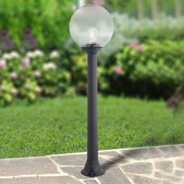 Fumagalli Giaffa FMG-GIAFFA-GLOBE-BLK Lampă de podea 1x23W/E27 2700K 800lm IP55
