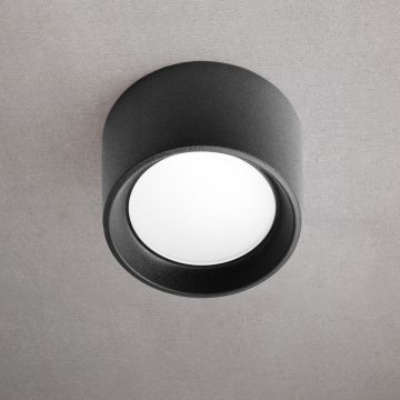 Fumagalli Livia FMG-LIVIA160-BLK Lumină montată pe suprafață 1x10W/GX53 6500K-4000K-2700K 1290lm IP55