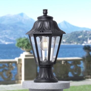 Fumagalli Mikrolot FMG-MIKROLOT-ANNA-BLK Lampă de podea 1x23W/E27 IP55