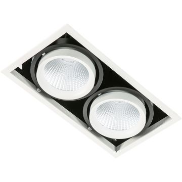 Italux VERTICO GL7108-2/2X18W 4000K WH+BL Lumină îngropată deasupra plafonului 2x18W/LED 3045LM IP20