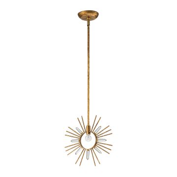 Gilded Nola Sun King GN-SUN-KING-P-G Lampă cu pendul 1x60 W/E27
