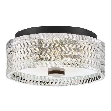 Hinkley Lighting Elle HK-ELLE-F-S-BK Lustră de tavan 2x60W/E27 IP20