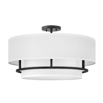 Hinkley Lighting Graham HK-GRAHAM-L-BK Lampă de tavan 4x40 W/E14