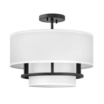 Hinkley Lighting Graham HK-GRAHAM-M-BK Lampă de tavan 3x40 W/E14