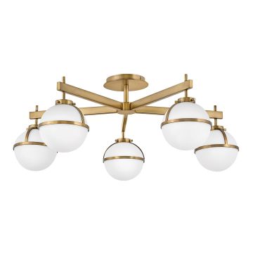 Hinkley Lighting Hollis HK-HOLLIS-5-O-HB Lampă de tavan 5x40 W/E14 ip44