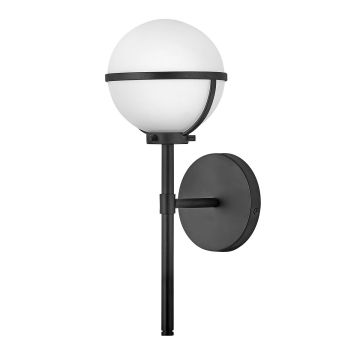 Hinkley Hollis HK-HOLLIS1-O-BK-BATH Aplique de perete 1x60W/E14 IP44