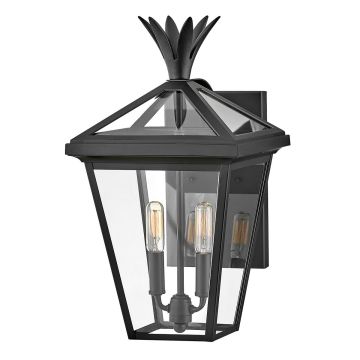 Hinkley Lighting Palma HK-PALMA-M-BK Aplique de perete 2x40W/E14 IP44