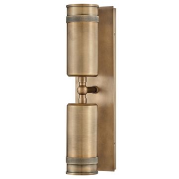 Hinkley Pratt HK-PRATT-2LT-SPOT-HB Aplique de perete 2x8W/GU10 3000K 560lm ip44