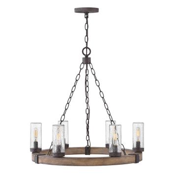 Hinkley Lighting Sawyer HK-SAWYER6-SQ Lampă cu pendul 6x40W/E14 IP44