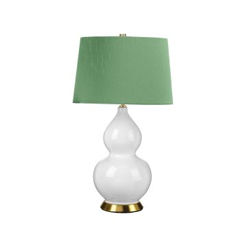 Elstead Lighting Isla ISLA-AB-TL-GREEN Lampă de masă 1x60 W/E27