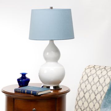 Elstead Lighting Isla ISLA-PN-TL-BLUE Lampă de masă 1x60 W/E27