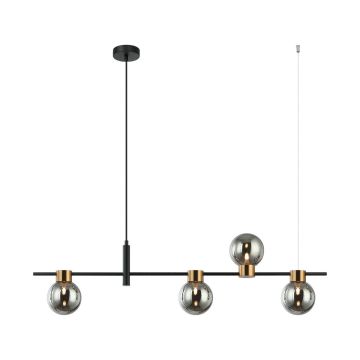 Italux BLETTER PND-5225-4-BK-SG Lampă cu pendul 4x25W/G9 IP20