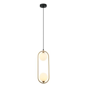 Italux LUPUS PND-3965-2-BRO Lampă cu pendul 2x25W/G9 IP20