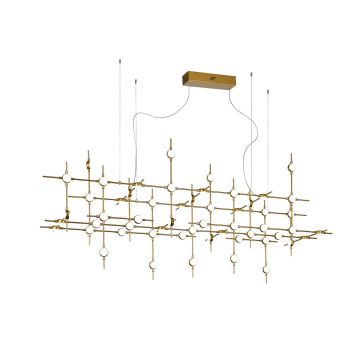Italux PROVENZA MD18001067-55A GD Lampă cu pendul 55x132W/LED 3000K 9133LM IP20