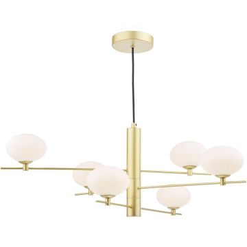 Dar Lighting Jasper JAS0635 Lampă cu pendul 6x25w/g9