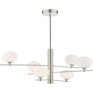 Dar Lighting Jasper JAS0646 Lampă cu pendul 6x25w/g9