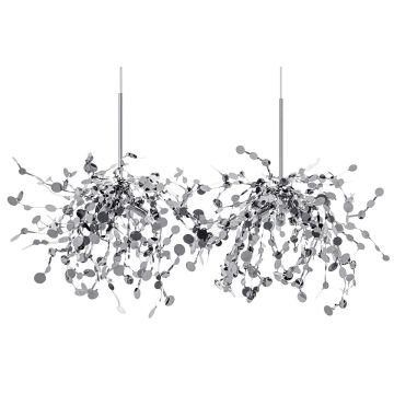 King Home MONETE JD8653-2.CHROM Lampă cu pendul 6x30W/G9 IP20