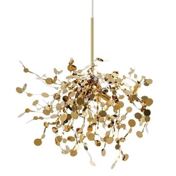 King Home MONETE SINGLE JD8653-1.GOLD Lampă cu pendul 3x30W/G9 IP20