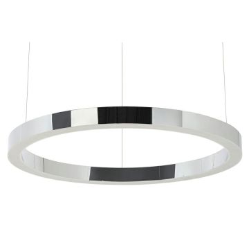 King Home RING JD8169-80.SILVER Lampă cu pendul 1x50W/LED 3000K 4000LM IP20