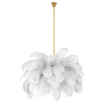 King Home TIFFANY JD0019.WHITE Lampă cu pendul 18x40W/G9 IP20
