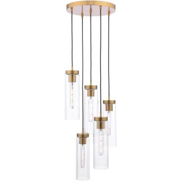 Dar Lighting Jodelle JOD0563 Lampă cu pendul 5x40w/e27
