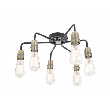 Dar Lighting Kiefer KIE0622 Lampă de tavan 6x60w/e27 ip20