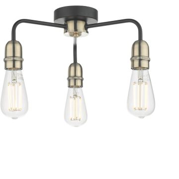 Dar Lighting Kiefer KIE5322 Lampă de tavan 3x60w/e27 ip20