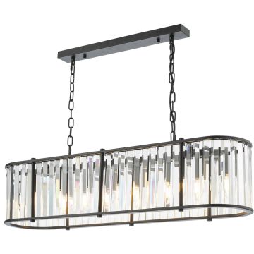 Dar Lighting Kiran KIR3422 Lampă cu pendul 7x40w/e14