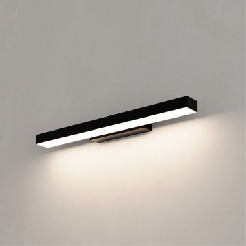 Light Prestige Aqua LP-987/1W S BK Aplique de perete 1x12W/LED 3000K|4000K|6000K 1500lm IP44