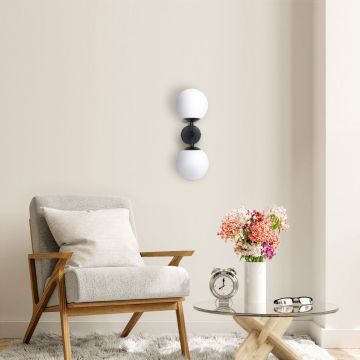 Light Prestige Dorado LP-002/2W BK Aplique de perete 2x40W/E14 IP20