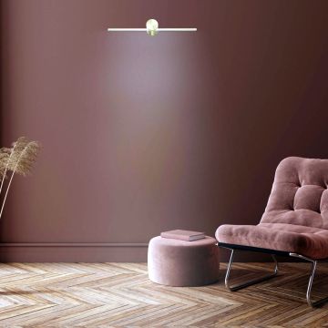 Light Prestige Modern Slim LP-777/1W M GD Aplique de perete 1x6W/LED 3000K 800 lm IP44
