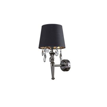 Light Prestige Vigo LP-0412/1W BK Aplique de perete 1x40W/E14 IP20
