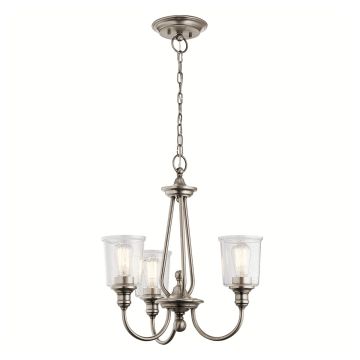Elstead Lighting WAVERLY KL-WAVERLY3-CLP Candelabru 3x60W/E27
