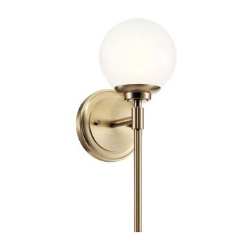 Kichler Benno KL-BENNO1-CPZ Aplique de perete 1x3W/G9 3000K 300lm IP44