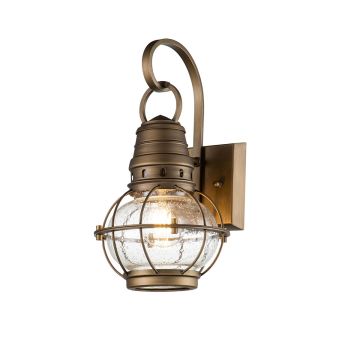 Kichler Bridgepoint KL-BRIDGEPOINT-S-NBR Aplique de perete 1x60W/E27 IP44