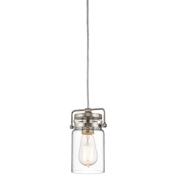 Kichler BRINLEY KL-BRINLEY-MP-NI Lampă cu pendul 1x60W/E27