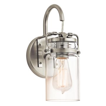 Kichler BRINLEY KL-BRINLEY1-NI Aplique de perete 1x60W/E27