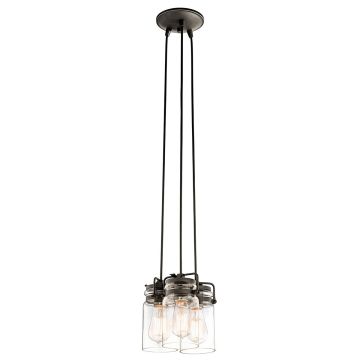 Kichler BRINLEY KL-BRINLEY3-OZ Lampă cu pendul 3x60W/E27