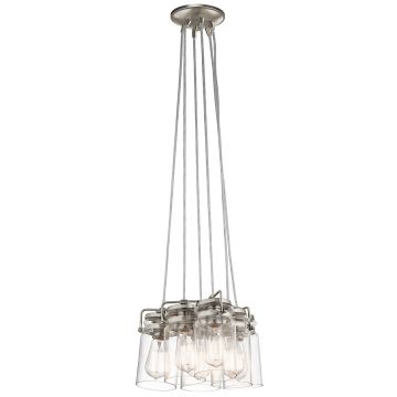 Kichler BRINLEY KL-BRINLEY6-NI Lampă cu pendul 6x60W/E27