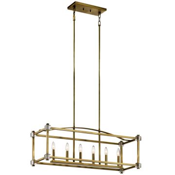 Kichler CAYDEN KL-CAYDEN-ISLE Lampă cu pendul 6x60W/E14