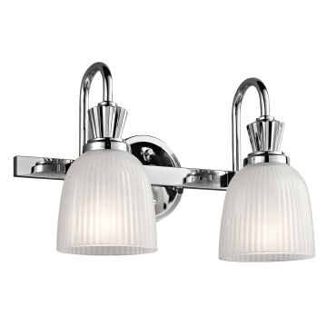 Kichler CORA KL-CORA2-BATH Aplique de perete 2x3,5W/G9 2x320LM IP44