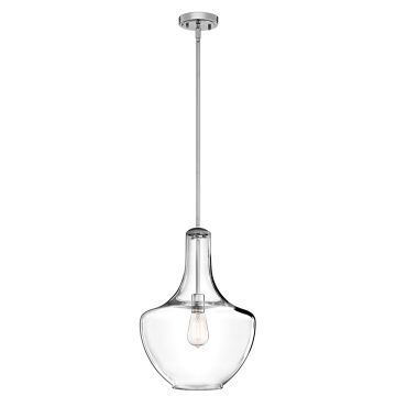 Kichler EVERLY KL-EVERLY-P-M-CH Lampă cu pendul 1x60W/E27