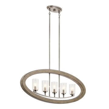 Kichler Grand Bank KL-GRAND-BANK5 Lampă cu pendul 5x60W/E14 IP20