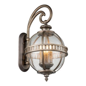 Kichler Halleron KL-HALLERON-2M-BU Aplique de perete 3x60W/E14 IP44