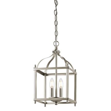 Kichler LARKIN KL-LARKIN-P-S-NI Lampă cu pendul 2x60W/E14