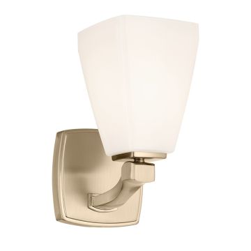 Kichler Marant KL-MARANT1-OPAL-CPZ Aplique de perete 1x3W/G9 3000K 300lm ip44