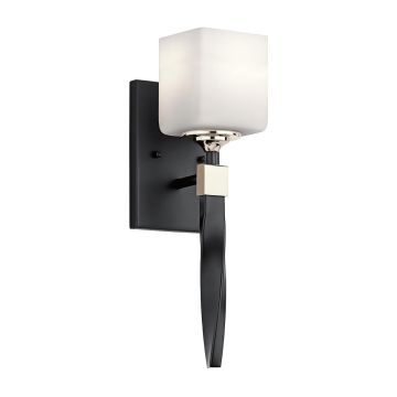 Kichler Marette KL-MARETTE1-BK Aplique de perete 1x3.5W/G9 IP44